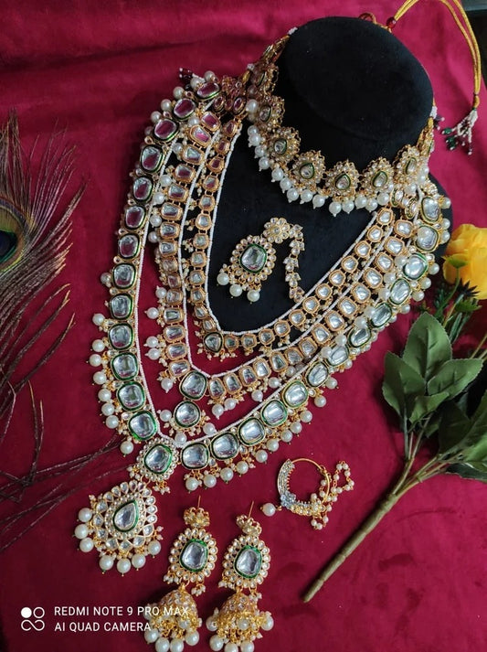 Traditional Polki Kundan Jewelry