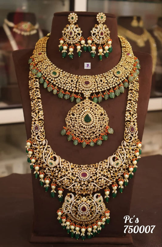 Vishu Varnam (Colors of the Festival) Designed Necklace Set