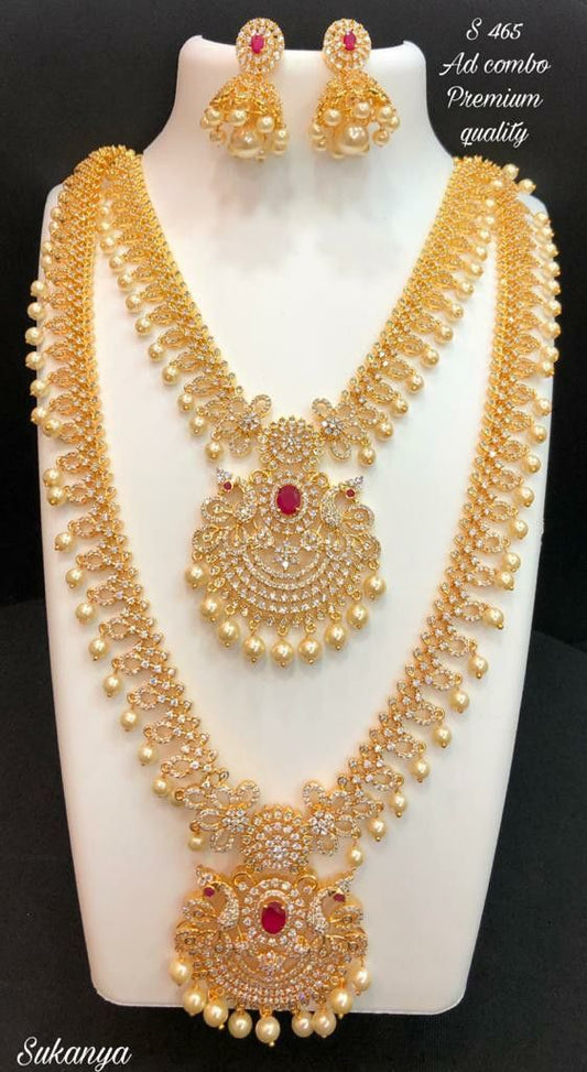 Sukanya Designed Diamond Necklace set